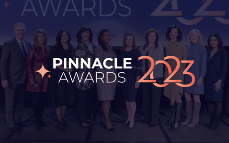 Pinnacle Awards logo and all honorees.