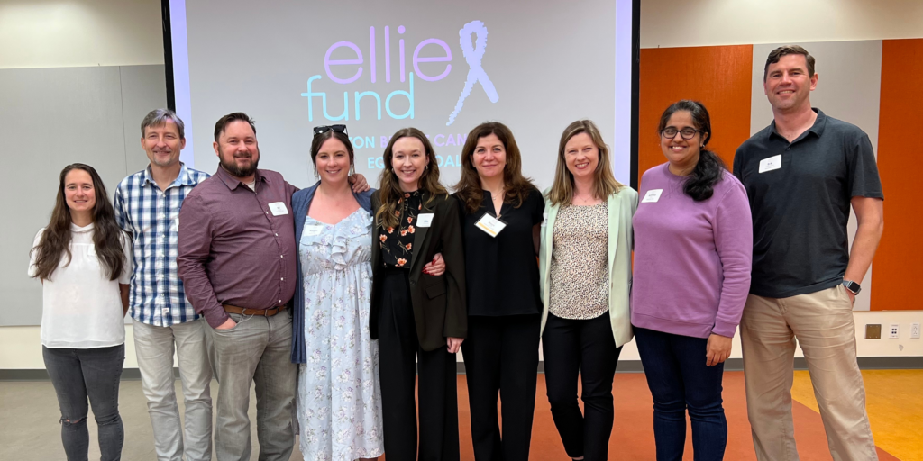 photo of the Outcomes4Me team at the Ellie Fund symposium