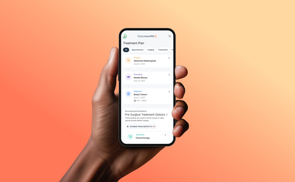 Outcomes4Me treatment plan