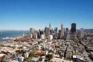 skyline of san francisco downtown during the day