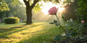 A blooming pink rose representing inspiring breast cancer patient stories of hope.