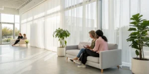 Women sharing patient stories about inflammatory breast cancer symptoms.