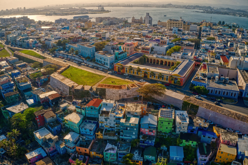 Aerial View of Old San Juan