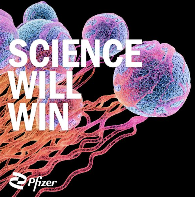 Pfizer's Science Will Win podcast logo