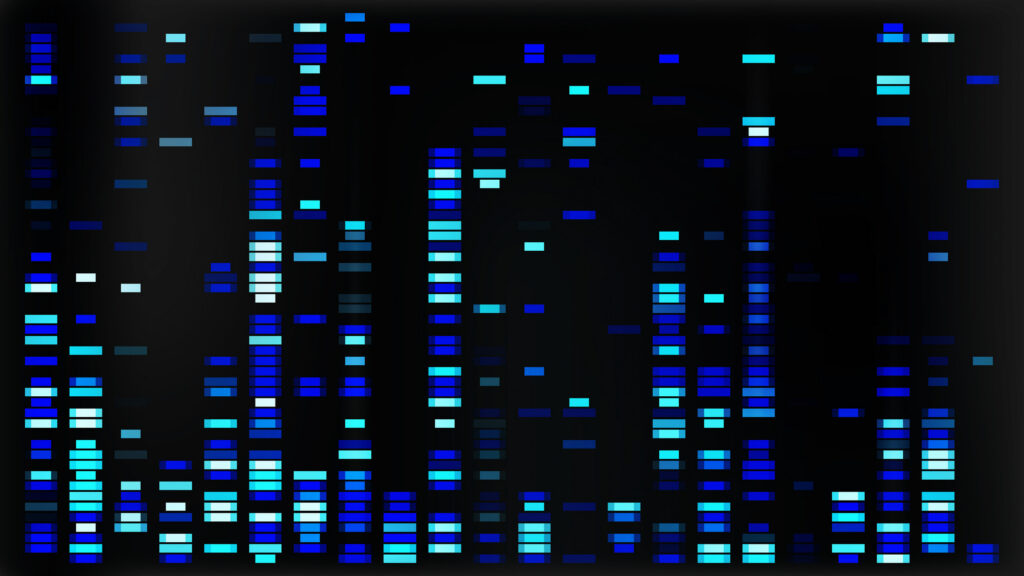 Genetic dna sequence map