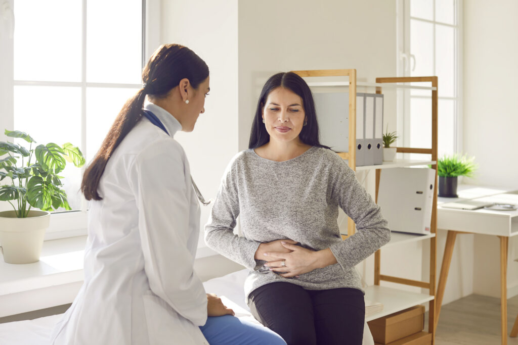 woman in a consultation with doctor